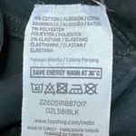 Topshop Moto Leigh Women's Black Distressed Ripped Skinny Denim Jeans Pants 24 Photo 3