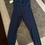 All In Motion  Everyday Soft Active Bodysuit Navy Blue Moisture Wicking Photo 8