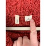 Anthropologie Moth Ribbed Knit Sweater S Orange Photo 1