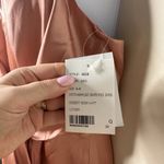 After Six  Faux Wrap Midi Dress with Draped Tulip Skirt Desert Rose Size 6 NEW Photo 5