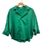 Moussy Green Satin Button Photo 1