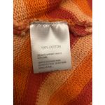 RUNAWAY THE LABEL Runaway Womens 4 Orange Striped Halter Neck Sleeveless Knit Mini Dress Coconut Photo 6