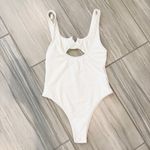 frankie's bikinis NEW  Swim Cody One Piece Bathing Suit White Vacation NWOT Medium Photo 9