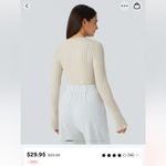 Halara Round neck long sleeve frill casual sweater Photo 4