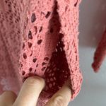 Free People Beach Crochet Love Long Sleeve Cover Up Muted Apricot Small Photo 7