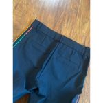 DEREK LAM 10 CROSBY Cropped Embroidered Flare Trouser w Rainbow Size 4 Black Photo 9