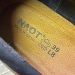 NAOT Luma Red Black Leather Mary Janes Chunky Heel Pump Shoes EU 39 US 8 Goth Photo 11