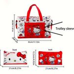 Hello Kitty NWOT 2-Piece  Duffle Travel Bag Photo 5