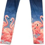 Beyond Yoga ‎ Navy Blue Pink Flamingo Women's Legging Pants XS Photo 2