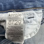 Kensie Skinny Ankle Slits Jeans Womens 8/29 Blue Stretch Denim Casual Photo 4