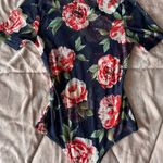 Mikey & Joey Mesh Floral Bodysuit Photo 1