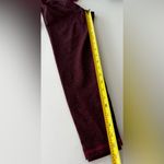 FLEO crop leggings space dye heather maroon red XS Photo 4