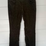 Eileen Fisher Women’s 10 Brown Green Corduroy Pants Cotton Tencel Blend Photo 0