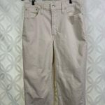 Madewell The Perfect Vintage Straight Jean Vintage Canvas Raw Hew Size 30 Photo 4