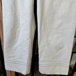 Anthropologie  cargo pants jeans Wide Leg denim cream colette high waisted crop Photo 6