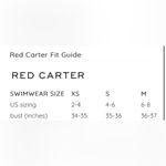 Red Carter  NWT bikini top Size Small Photo 3