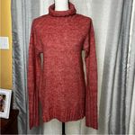 MINKPINK ‎ Womens Brick Red Size Large Curious Roll Neck Sweater Dress Tunic NEW Photo 6