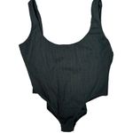 J.Crew NEW Scrunchie Classic Scoopneck One Piece Swimsuit Black 22 NWT Photo 2