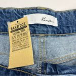 KanCan Mom Denim Jean Short‎ Frayed Cutoff Relaxed Thigh Womens Size 13 / 30 NEW Blue Photo 1