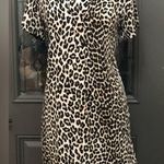 H&M Leopard Print Short Sleeve Loose Fit Shirt Dress Photo 0