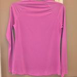 Title Nine Carve Designs Polka Dot Long Sleeve Athletic Shirt Rash Guard Pink S Photo 1