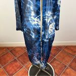 Noisy May  Blue Tie Dye Sheer Cardigan Duster Photo 3
