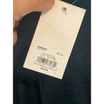 SO  Sweater Dress Women's Size XS Dark Green Scoop Neck Long Sleeve Waffle Knit Photo 7