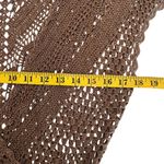 BCBG MaxAzria Womens Y2K Open Knit Crochet Sweater Sz L Boho Hippie Fairy Grunge Photo 3