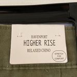 Gibson Latimer Gibson & Latimer Sage color Pants size 8 inseam 27” high rise relaxed chino Photo 6