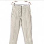 Isabel Marant  high waisted cream front seam cropped cotton jeans 38 6US Photo 3