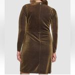 Tommy Hilfiger  Gold Shimmer Knit Sheath Dress Plus Size 22W Photo 1