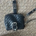 Vegan Sacchetto Mini Black Woven Leather Crossbody Bag By Tokyo Bay Photo 5