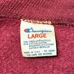 Champion  80’s Vintage Uni-Sex L Burgundy Maroon Harvard University Sweatshirt Photo 3