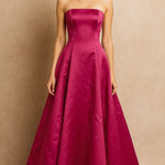 Michaelangelo  Strapless Fuchsia Dress Photo 0