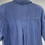 Bobbie Brooks dusty Blue 100% Silk short sleeve Blouse M vintage casual 90s Size M Photo 7