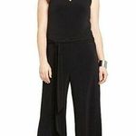Ralph Lauren New! Women's Belted Black Jersey Jumpsuit Plus Size 2X Photo 0