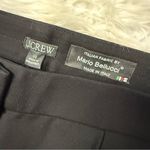 J.Crew  Demi-Boot Pants Italian Fabric Black Size 12 BP588 Photo 6