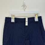 J.Crew  Collection High Rise Short Pinstripe Italian Wool Blend Navy US 12 NWT Photo 11