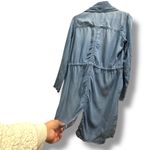 Max jeans  Blue Open Denim Cardigan Duster Jacket - Small Photo 3