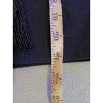 Trousers ETC New York Nylon/Rayon black knit top with beaded rope small Photo 5