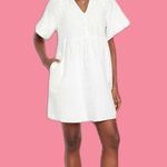 NWT White Gauze Dress Size M Photo 0