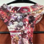 Lululemon Everlux and Mesh Cropped Tank in Urbantricity Multi / Dark Terracotta Photo 2