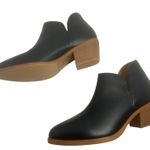 Nisolo Women's Leather Ankle Boots Black Size‎ 8.5 Heeled Booties Made in Mexico Photo 0