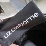 Liz Claiborne  Black Leather Crossbody Purse 9" L 3" W 9" H Photo 7