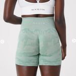 NVGTN Sage Green Camo Seamless Shorts Photo 0