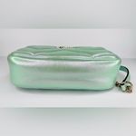 Gucci  GG Marmont Chain Blue Iridescent Nappa Chevron Matelasse Shoulder Bag Photo 6