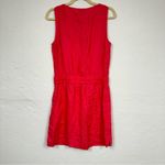 Saks 5th Avenue Saks Fifth Ave Pink Coral Linen Sleeveless Mini Dress Womens M Beachy Casual Photo 8