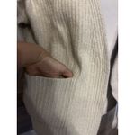 Madewell  Open Cardigan Knit Merino Wool Cream Oatmeal Sz M Cropped Ivory Pocket Photo 1