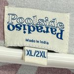 Poolside Paradiso Caftan XL/2XL Tassel Tie Beach Coverup Boho Resortwear Pink Photo 2