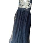 Emerald Sundae Black And Gold Long Prom / Formal Dress Photo 0